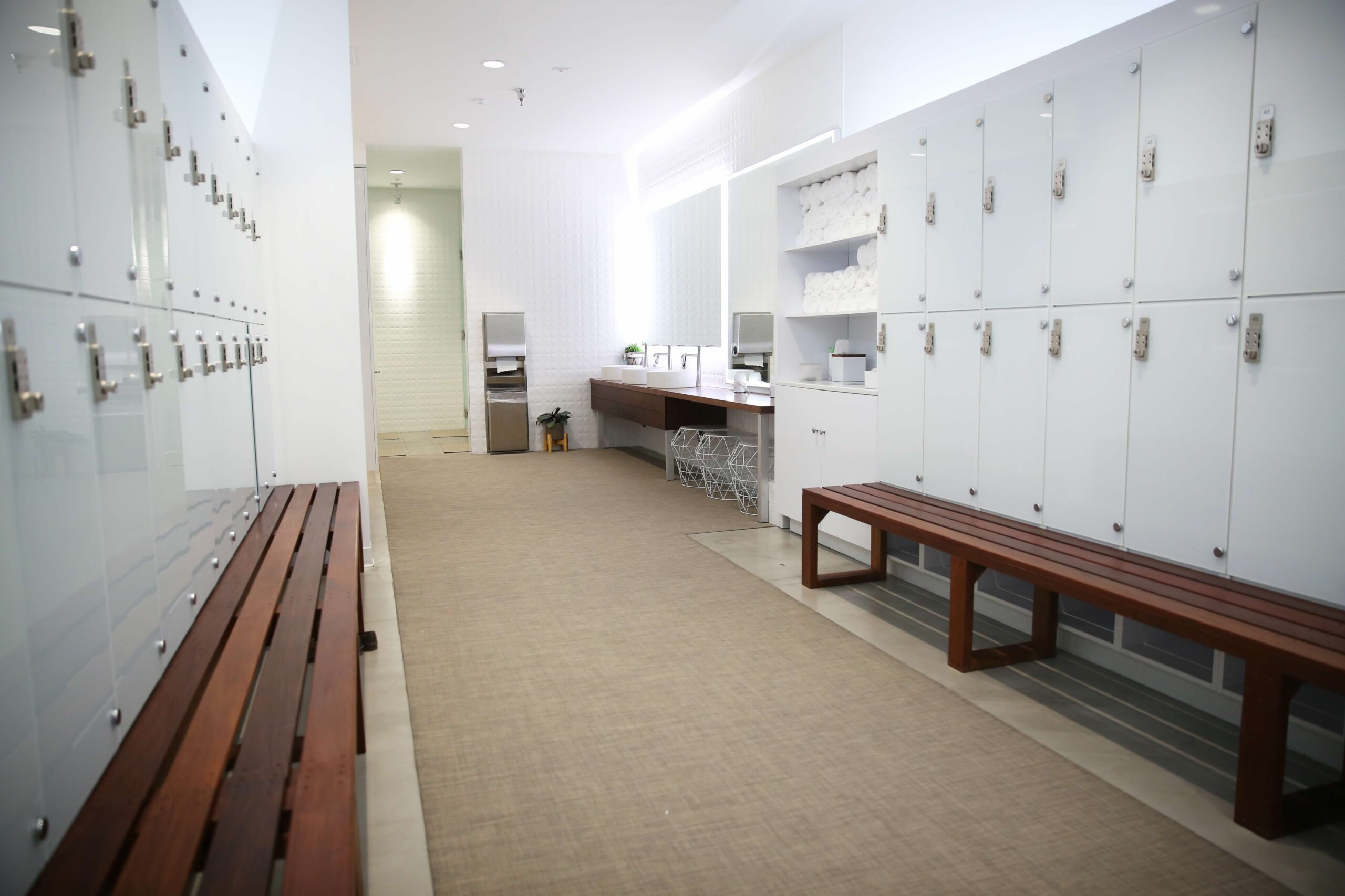 Gracie University Locker Room
