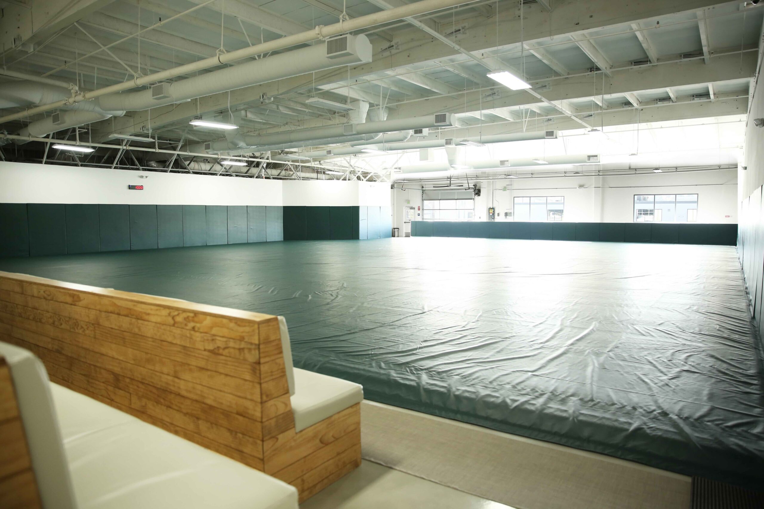 Gracie University big green training mat